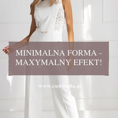 Elegancja, która robi wrażenie od pierwszego spojrzenia ✨
Ten stylowy kombinezon to idealne połączenie kobiecego fasonu i wygody. Pięknie podkreśla talię, wysmukla sylwetkę i sprawia, że całość wygląda niezwykle elegancko – niezależnie od okazji. Świetnie sprawdzi się na przyjęcia, rodzinne uroczystości, randkę czy wieczorne wyjście 🥰

#cudmoda #kombinezon #eleganckikombinezon #kombinezondamski