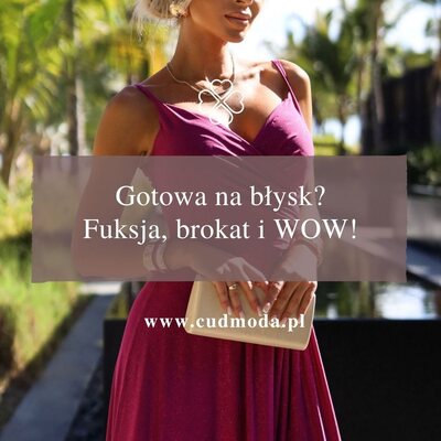 Gotowa na błysk? ✨ Jeśli lubisz kreacje, które przyciągają spojrzenia od pierwszego momentu, ta sukienka jest dla Ciebie!

Długość maxi, cienkie ramiączka i efektowne brokatowe wykończenie tworzą połączenie, które robi prawdziwe „wow” ✨ To model, który nie potrzebuje wielu dodatków - sam gra główną rolę w stylizacji ❤️

#cudmoda #sukienka #sukienki #sukienkanawesele