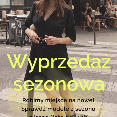 Wyprzedaż sezonowa do -40% 🌸☀️

Modele idealne na wiosnę i lato teraz w niższych cenach – lekkie sukienki, kobiece fasony i stylizacje, które sprawdzą się w cieplejsze dni ✨
To najlepszy moment, żeby uzupełnić garderobę na nowy sezon i upolować swoje ulubione modele taniej 💫

⚠️ Ilość sztuk jest ograniczona, a wybrane rozmiary szybko znikają.

#cudmoda #sukienka #sukienkanalato #modadamska