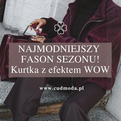 🔥 Nowy must-have w Twojej szafie: krótka kurtka z miękkiej dzianiny z pełną podszewką, zaprojektowana i uszyta w Polsce. 

Co sprawia, że ją pokoachasz? ❤️

👉 Luźny, oversize’owy fason, który miękko układa się na sylwetce
👉 Stójka, szerokie reglanowe rękawy i praktyczne boczne kieszenie 
👉 Zamek błyskawiczny + dodatkowe napy w stójce i u dołu plisy — dla komfortu i ochrony przed chłodem 
👉 Idealna opcja przejściowa — alternatywa dla klasycznych kurtek i płaszczy

#cudmoda #kurtka #kurtkadamska #modadamska #stylowakobieta