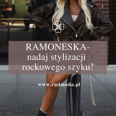 Ponadczasowa klasyka ✨ Ramoneska z paskiem i zamkiem to model, który doda charakteru każdej stylizacji. 🔥 Prosty krój z nutą elegancji sprawdzi się zarówno w codziennych, jak i bardziej wyjściowych zestawach.

Założysz ją do jeansów, sukienki czy szerokich spodni – zawsze wygląda świetnie. To baza w szafie, po którą będziesz sięgać przez wiele sezonów. 😉

#cudmoda #kurtka #kurtkadamska #kurtkaskórzana #ramoneska #ramoneskaskórzana #stylowakobieta #nowakolekcja