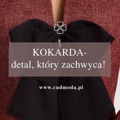 Nowość z jesiennej kolekcji MOE – sukienka mini z długim rękawem i szyfonową kokardą dostępna w 4 kolorach: bordowym, czarnym, grafitowym oraz marsala! 🔥

Ta urocza, lekko dopasowana propozycja z głębokim dekoltem V oraz bufkami na ramionach to synonim elegancji połączonej z kobiecym szykiem. Dopinka z szyfonową kokardą i biżuteryjnym wisiorkiem dopełnia efekt glamour, a tweedowa faktura nadaje całości strukturalnej, nowoczesnej klasy. 🥰

#cudmoda #nowakolekcja #jesiennakolekcja #newcollection #jesiennamoda #sukienka #modnesukienki