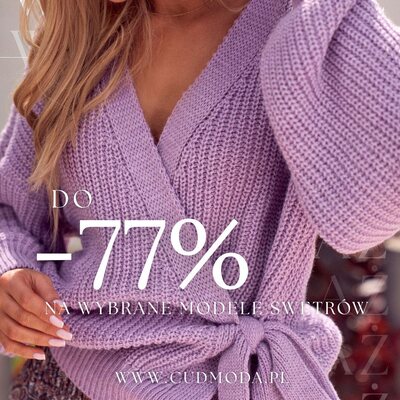 Już niedługo jesień, a to oznacza jedno: czas na ciepłe, miękkie i stylowe swetry oraz kardigany! 🧶✨ Nie ma nic lepszego niż otulić się ulubionym swetrem w chłodniejsze dni – czy to przy porannej kawie, spacerze po parku, czy wieczornym relaksie w domu. 🏡☕

🌟 Idealny moment, żeby przygotować swoją szafę na sezon jesienno-zimowy! A najlepsze? Teraz możesz to zrobić z mega zniżkami – przeceny sięgają nawet -77%!

#cudmoda #sweter #sweterdamski #swetrydamskie #swetry #stylowakobieta #stylizacje #przeceny #summersale l