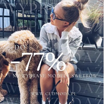 #CUDgirls, chłodne wieczory i poranki dają się we znaki? 🥶 To doskonały moment, by uzupełnić swoją garderobę o ciepłe, miękkie i przyjemne swetry. 🥰 Teraz mnóstwo modeli w naszym sklepie kupicie aż do 77% taniej! 

Przygotowaliśmy specjalną selekcję, w której umieściliśmy wszystkie modele, które są przecenione. Wystarczy, że wejdziecie na www.cudmoda.pl i klikniecie w kategorię SWETRY DO -77% 🔥

#cudmoda #swetry #sweter #sweterdamski #swetrydamskie #modadamska #przecena #wyprzedaz #jesiennastylizacja #kardigan