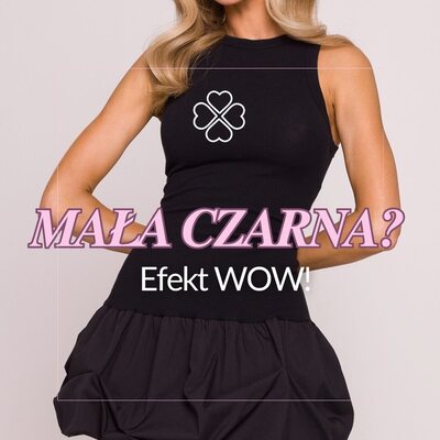 Klasyka z nutą zmysłowości! ✨ Czarna sukienka mini z gniecioną spódnicą to must-have każdej garderoby! 💃 Łączy elegancję z odrobiną pazura – dopasowana góra pięknie podkreśla sylwetkę, a efektowna, gnieciona spódnica dodaje lekkości i kobiecego uroku.

#cudmoda #sukienka #sukienki #modadamska #stylowakobieta #czarnamini #sukienkamini #czarnasukienka