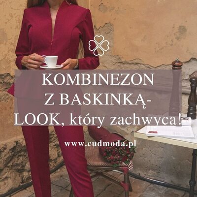Bordowa klasyka z twistem ✨

Ten kombinezon to coś więcej niż zwykła stylizacja – dopasowana góra, efektowna baskinka i nogawki, które wysmuklają sylwetkę. Idealny na eleganckie wyjścia, wieczorne spotkania czy po prostu wtedy, gdy chcesz poczuć się wyjątkowo. 💃

Prosty, a jednak robi wrażenie. Bordowy, ponadczasowy, Twój. ❤️

#cudmoda #kombinezon #kombinezondamski #modadamska #stylowakobieta #nowakolekcjajesień #nowakolekcja #modajesień