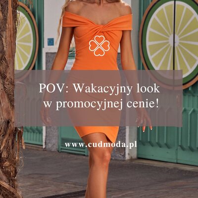 Wakacyjny look w promocyjnej cenie! ☀️

Są okazje, obok których po prostu nie da się przejść obojętnie... ❤️ Ta dopasowana sukienka pięknie podkreśla sylwetkę, a przeplot przy dekolcie dodaje jej kobiecego charakteru. To idealny model na lato - lekki, wygodny i gotowy na każdą letnią stylizację. 

A teraz najlepsza wiadomość 👀
Możesz mieć ją za tylko 99,90 zł! 🔥 To świetny moment, żeby uzupełnić swoją wakacyjną garderobę. 

#cudmoda #sukienka #sukienki #sukienkanalato
